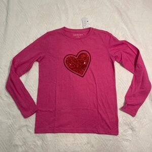 NWT J. Crew crewcuts pink long sleeve shirt Size: L (10-11)